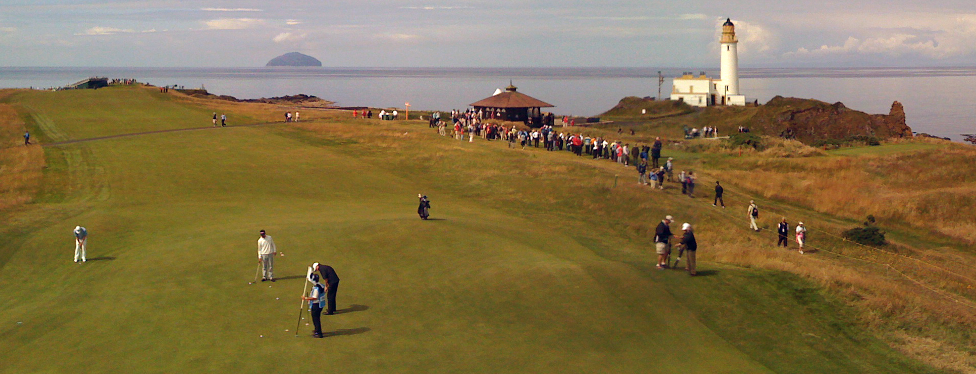 The 9th Green at 'The Open' at Turnberry